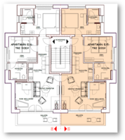 Pôdorys apartmánu 5