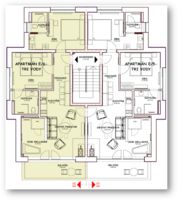 Pôdorys apartmánu 6