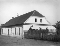 Dobová fotografie budovy městkých jatek ve Stráži nad Nežárkou (archiv: Město Stráž nad Nežárkou)