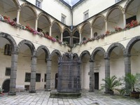 Pati interior del castell de Bruntál