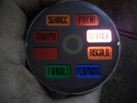 Prova di funzionamento del gruppo spie appena restaurato.