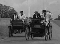 Los conductores en aquellos tiempos ya se empezaban a adelantar