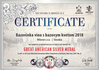 Ocenenie - Bazovinka Miluron