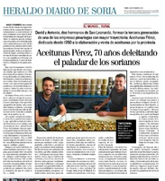 Septiembre 2020 reportaje en Heraldo de Soria