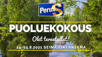 Väistyvä persupuheenjohtaja Jussi Halla-Aho käytti hetki sitten jäähyväispuheensa puoluekokouksessa puheenjohtajana
