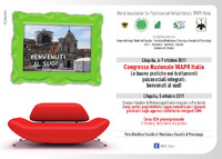 6/7 ottobre 2011, L'Aquila. Congresso nazionale WAPR. Le buone pratiche nei trattamenti psicosociali integrati: benvenuti al sud