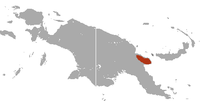 The tiny area where Matschie's Tree Kangaroos live