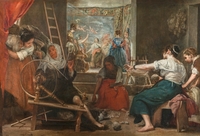 Las Hilanderas de Velázquez. Imagen procedente del Museo del Prado.