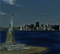 The statue of Liberty