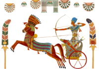 Tady už ale do válečného vozu zapřáhli koně. Zdroj: Pixabay
