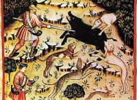 Promyšlené a dobře organizované lovy na černou, vysokou, pernatou či drobnou zvěř polní a lesní, stejně tak i šelmy, mají mnoha set letou tradici. Zdroj: Wikipedie