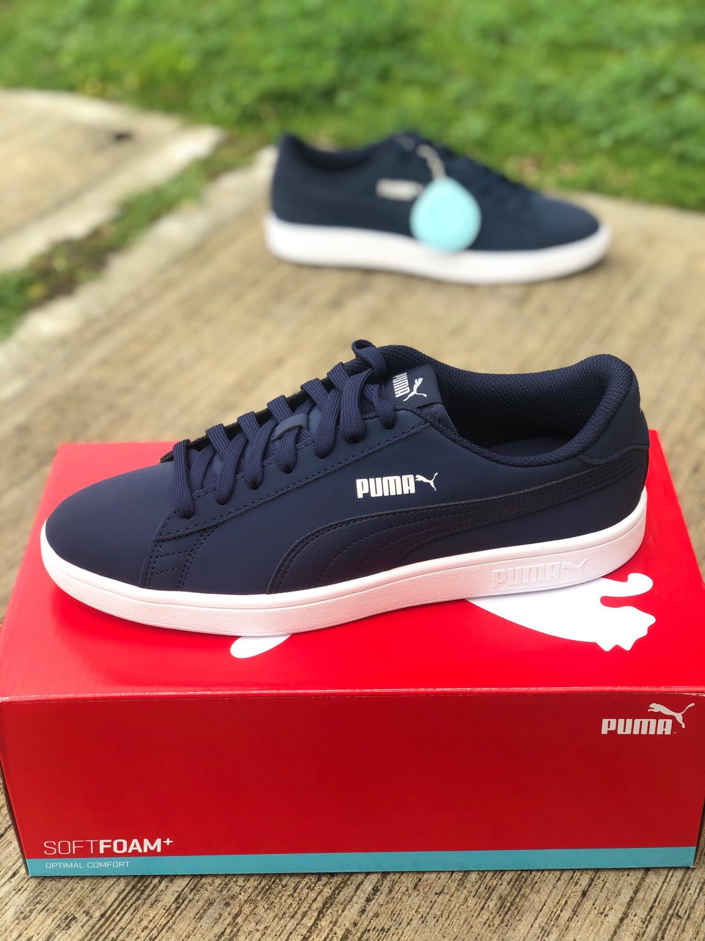 TENIS PUMA SMASH AZUL MARINO