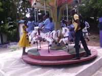 The children also went on their first school trip, some of the children had never left the area before.