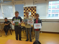 Nejúspěšnější hráči obdrželi medaile, diplomy a hry