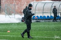 Daniel Kvasnica ako asistent trénera mužov v roku 2017.
