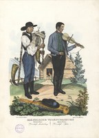 Gajdoš z okolia Břeclavi, Wilhelm Horn, 1836