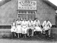 Tubby's Hygienic Bakery (Alfred Tubby - far right)