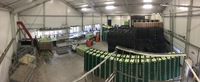 Deze verpakkingsafdeling is door uitbreiding van activiteiten te klein geworden
