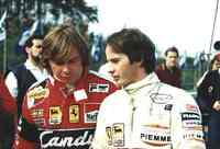 GP Belgien 81: Pironi und Villeneuve (c) Adrian Wirz