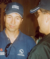 Heinz-Harald Frentzen im Gespräch (c) Tom Distler