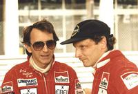John Watson und Niki Lauda in Monaco 1982 (c) Adrian Wirz Fotografie