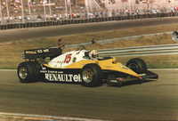 Alain Prost gewann am 16.07.83 auf Renault in England (c) Adrian Wirz Fotografie