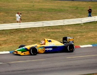 Piquet im Benetton-Ford, Hockenheim 1991 (c) Archiv Beat Mühry