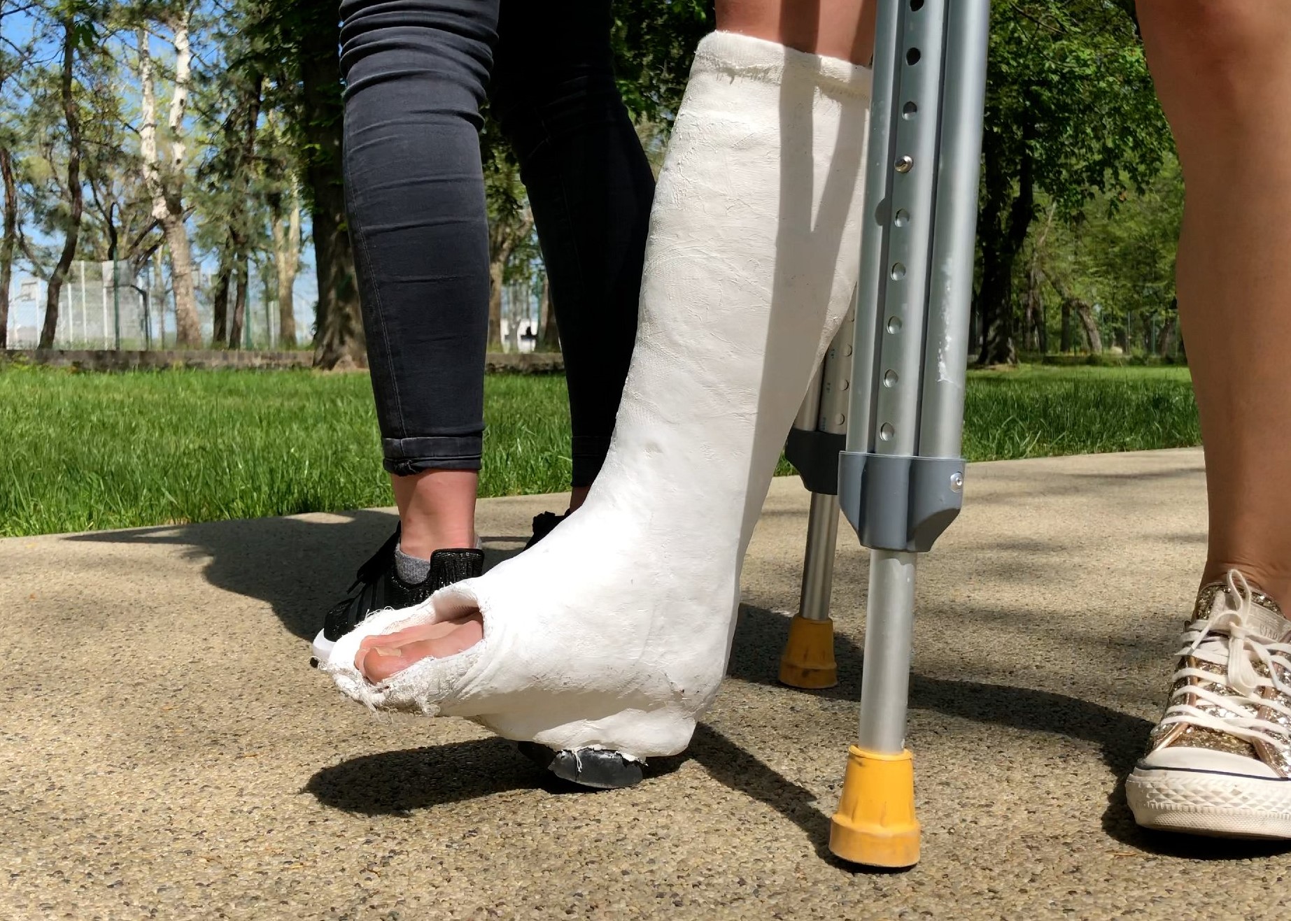 Lower short leg plaster cast with heel (slwc) Plastertestersinfo