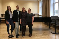 With some participants during the workshop "Canti italiano?" (November 2017; Tallinn, Estonia)