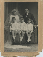 Modesto en la boda de su padre.17 de Junio de 1922