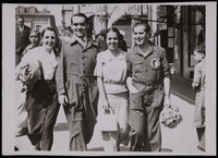 Lorca junto a su hermana Isabel, Carmen García Lasagoity y Jacinto Higueras