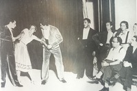 Garcia Lorca dirigiendo a Modesto en "los habladores", de Cervantes