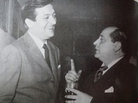 Modesto con Alberto Closas