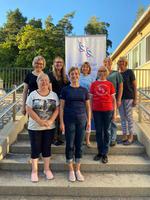 Johtokunta syksyllä 2020. Ylhäällä (vas.) Erja Piurila, Tuuli Tuominen, Marjatta Sillman, Laura Ilander ja Heli Haarala. Alhaalla (vas.) Tiina Åkerblad, Hanna Lahdelma ja Seija Heikkilä.