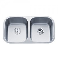 Stainless Steel 50/50 undermount