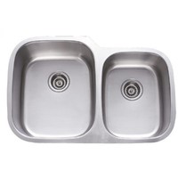 Stainless Steel 60/40 undermount