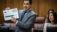 El presidente de la Junta de Andalucía, Junama Moreno