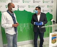 Moreno Ferrer y Juan García en rueda de prensa