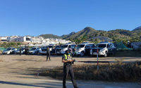 Operativos de la Guardia Civil en el levantamiento de los campamentos