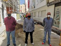 Pérez Atencia, visita las obras