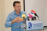Óscar Medina, en rueda de prensa