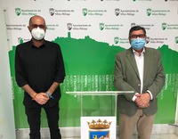 Juan García y Moreno Ferrer en rueda de prensa