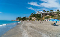 Playa de Burriana, Nerja