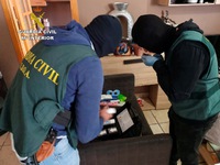 Operación 'Digitaro' donde han desarticulado una organización delictiva dedicada al tráfico internacional de hachís que operaba en las provincias de Granada y Málaga - Guardia Civil