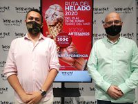 Pérez Atencia y Jonathan Valderrama presentan la 'Ruta del Helado' artesanal' de Torre del Mar