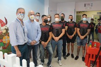 Estreno aula infantil de pediatría, Hospital Comarcal de la Axarquía