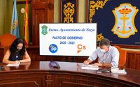 Partido Popular y Ciudadanos firman un pacto de Gobierno en Nerja