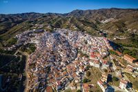 Imagen aérea de Almáchar