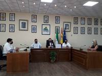 Firma del convenio para el primer banco de imágenes en abierto entre entre APTA y el colectivo Enfoques en la sede de la Mancomunidad de Municipios de la Costa del Sol Axarquía