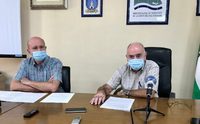 SOHA Philip Smalley, y el portavoz, Mario Blancke en rueda de prensa